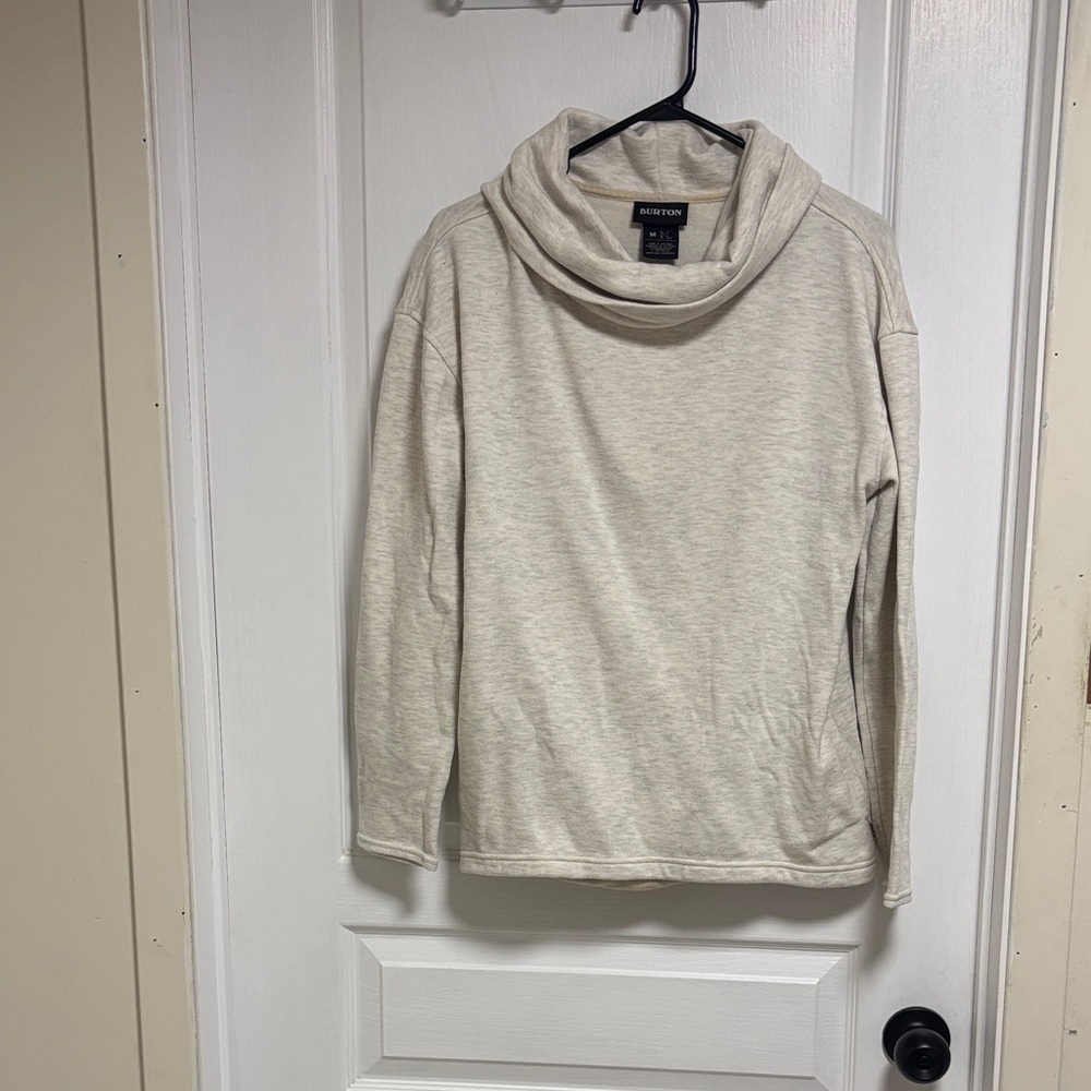 Burton Light Cream Cowl Neck Sweater